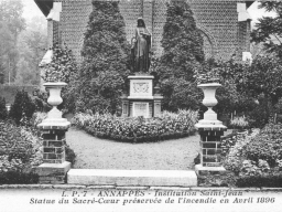 62 annappes - seminaire statue sacre-coeur
